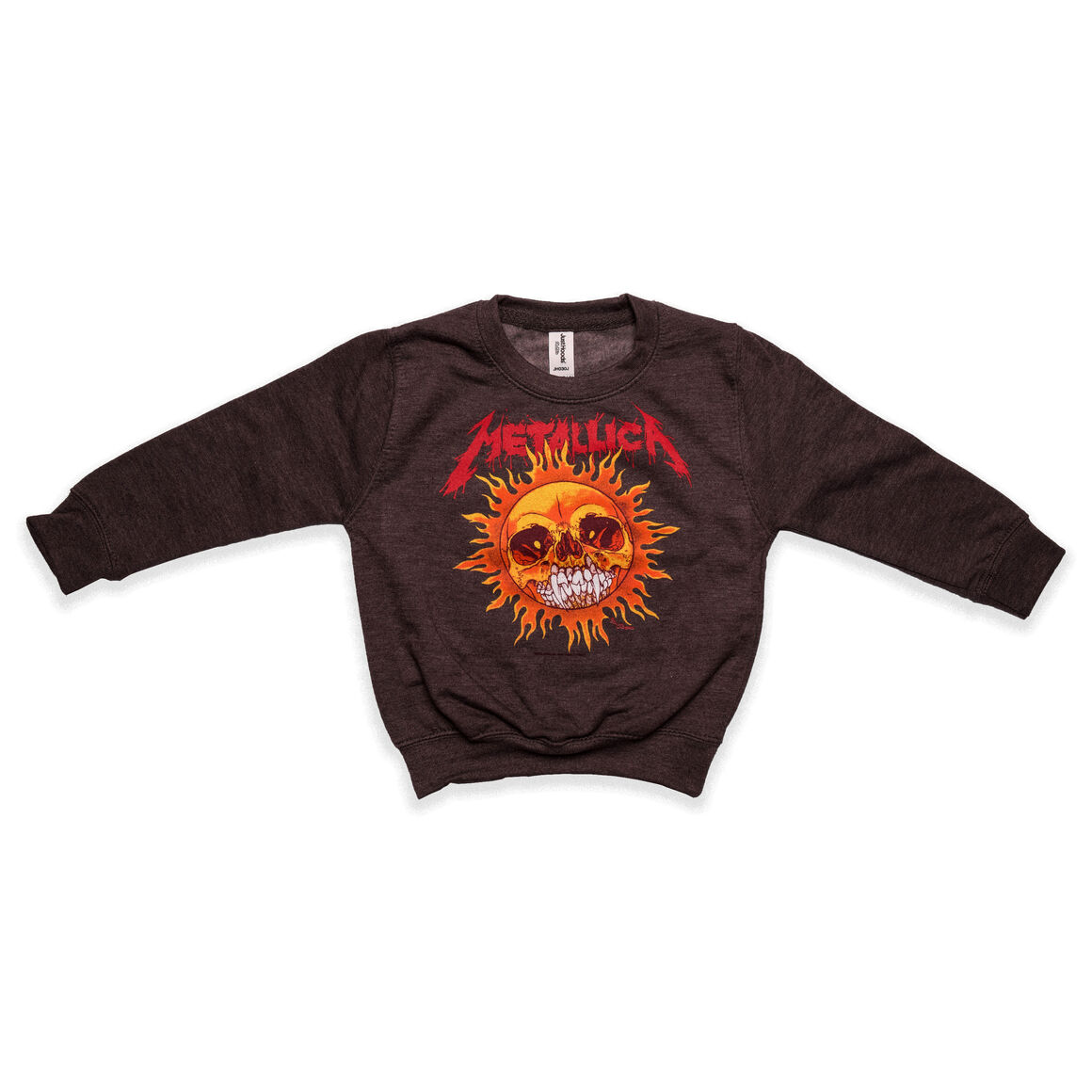 Youth Flaming Sun Crew Neck (Dark Grey), , hi-res